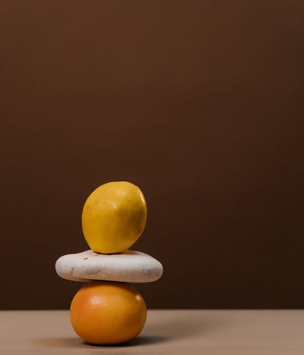 Abstract conceptual image of daily balance and focus ritual